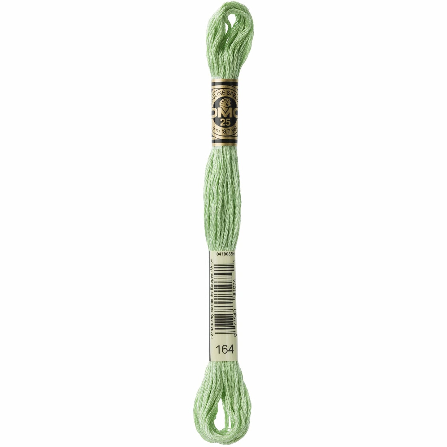 DMC 164 - Green - Light - DMC 6 Strand Embroidery Thread, Thread & Floss, Thread & Floss, The Crafty Grimalkin - A Cross Stitch Store