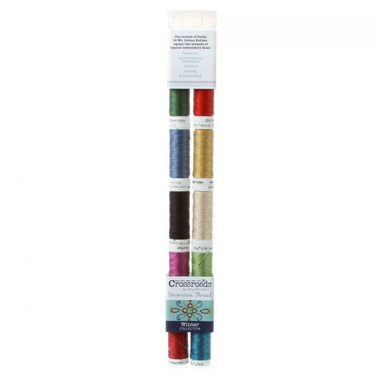 Sulky Petites Crossroads Denim - Winter Collection 10pk, Thread & Floss, The Crafty Grimalkin - A Cross Stitch Store