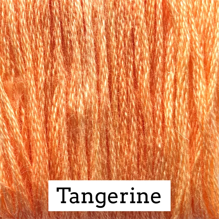 Tangerine - Classic Colorworks Cotton Thread - Floss, Thread & Floss, Thread & Floss, The Crafty Grimalkin - A Cross Stitch Store
