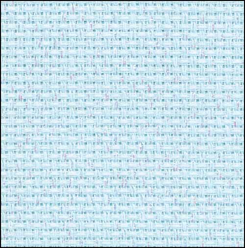 14 Count Aida - Blue Blizzard Opalescent - Zweigart Cross Stitch Fabric, Fabric, The Crafty Grimalkin - A Cross Stitch Store