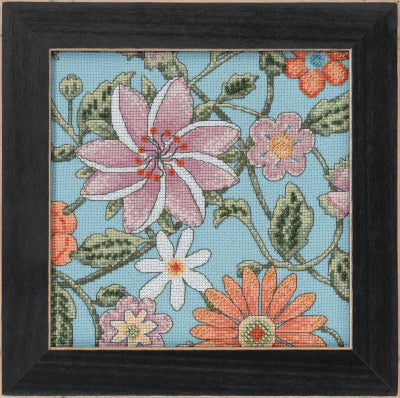 Floral Blue 2 - Mill Hill - Debbie Mumm Kit, Needlecraft Kits, Needlecraft Kits, The Crafty Grimalkin - A Cross Stitch Store