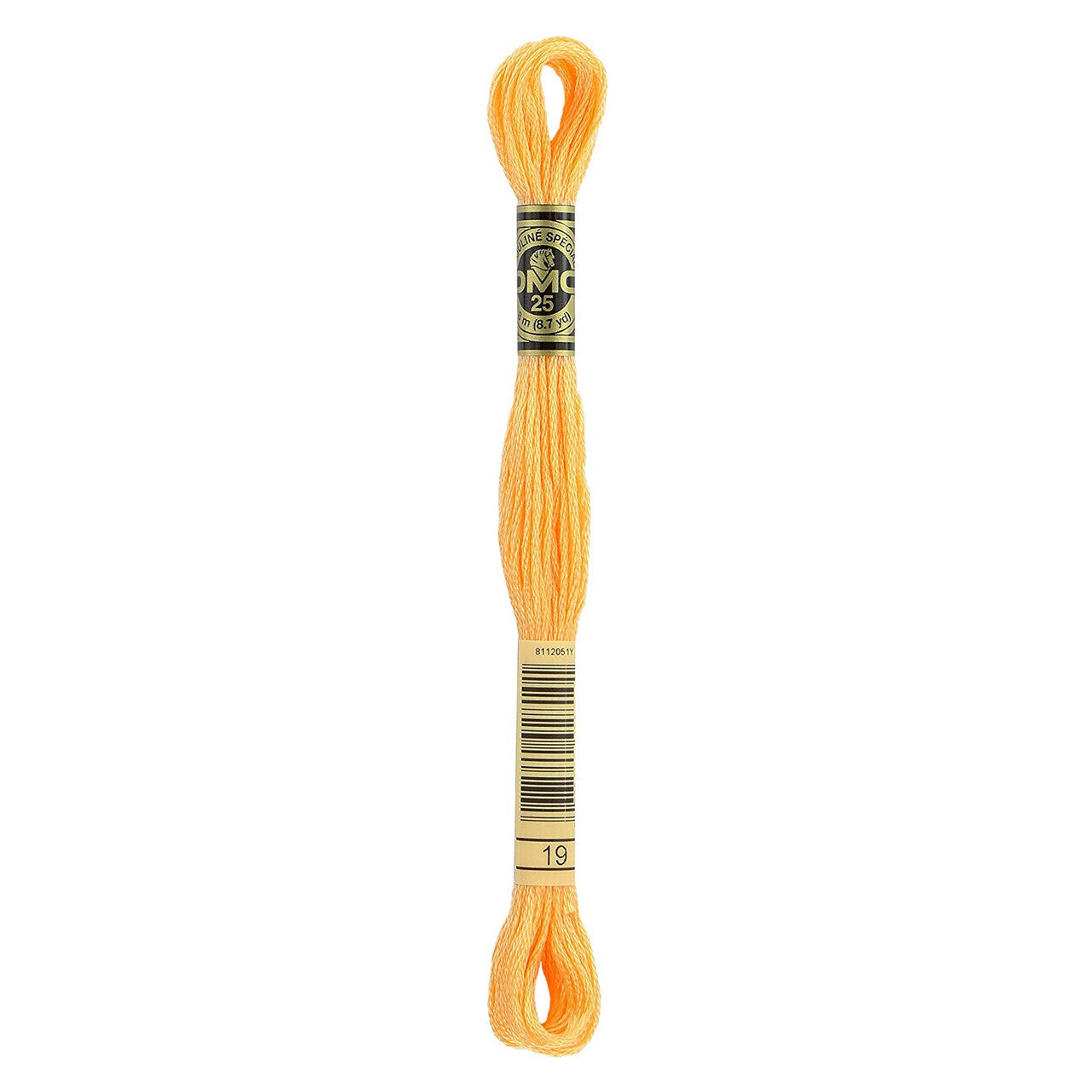 DMC 19 - Autumn Gold - Medium Light - DMC 6 Strand Embroidery Thread, Thread & Floss, Thread & Floss, The Crafty Grimalkin - A Cross Stitch Store