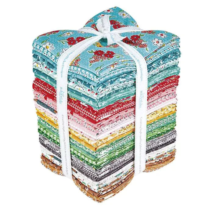 Stitch - Fat Quarter Bundle - Lori Hot of Bee in My Bonnet - Riley Blake, Fabric, The Crafty Grimalkin - A Cross Stitch Store