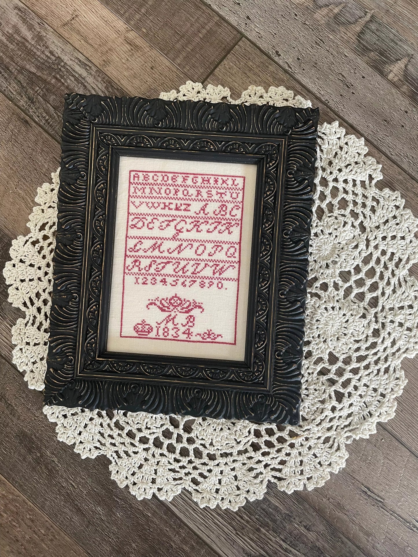Little M B 1834 - Little Sampler Series #11 - From the Heart - Cross Stitch Pattern, Needlecraft Patterns, Needlecraft Patterns, The Crafty Grimalkin - A Cross Stitch Store