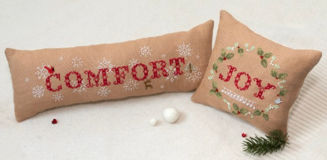 Comfort & Joy - Cotton Pixels - Cross Stitch Pattern, Needlecraft Patterns, Needlecraft Patterns, The Crafty Grimalkin - A Cross Stitch Store