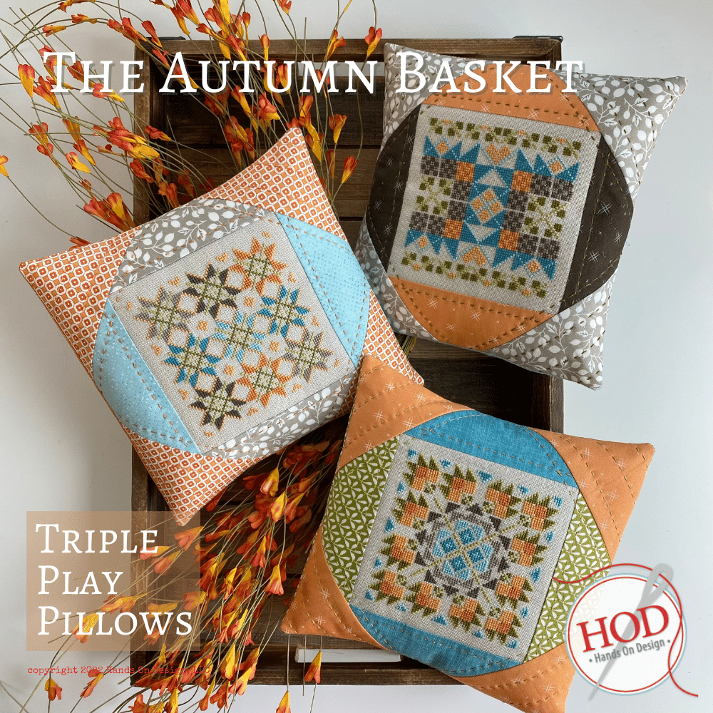 The Autumn Basket - Hands on Design - Cross Stitch, Needlecraft Patterns, Needlecraft Patterns, The Crafty Grimalkin - A Cross Stitch Store