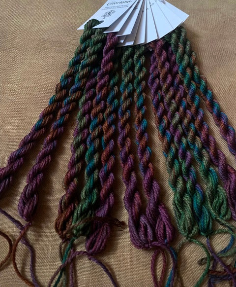 Star of Sumatra - Ink Circles - Cross Stitch Pattern/Thread Pack, Needlecraft Patterns, Needlecraft Patterns, The Crafty Grimalkin - A Cross Stitch Store