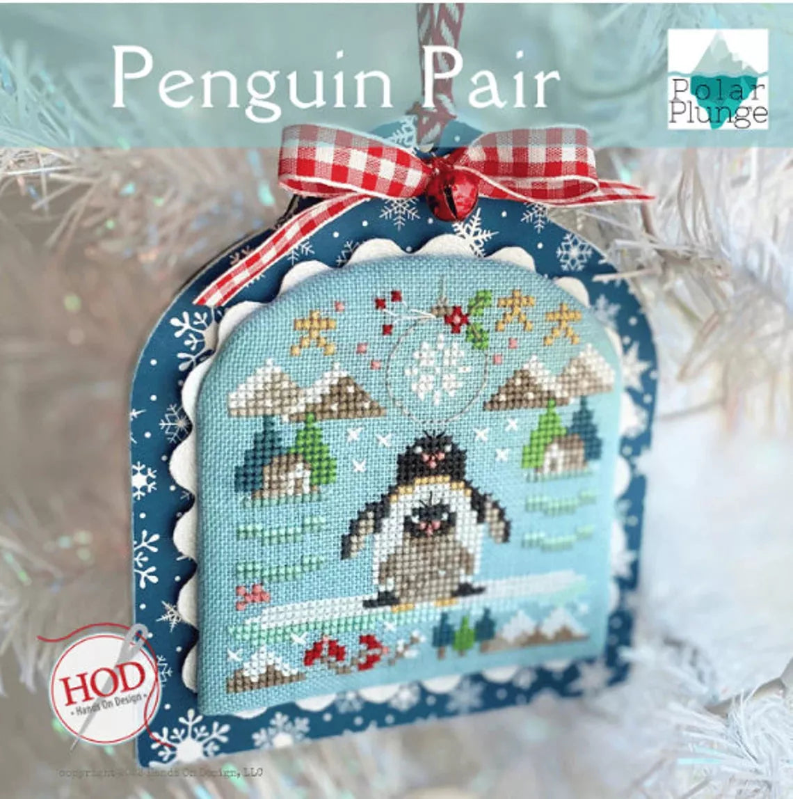 Penguin Pair - Hands on Design - Cross Stitch, Needlecraft Patterns, Needlecraft Patterns, The Crafty Grimalkin - A Cross Stitch Store