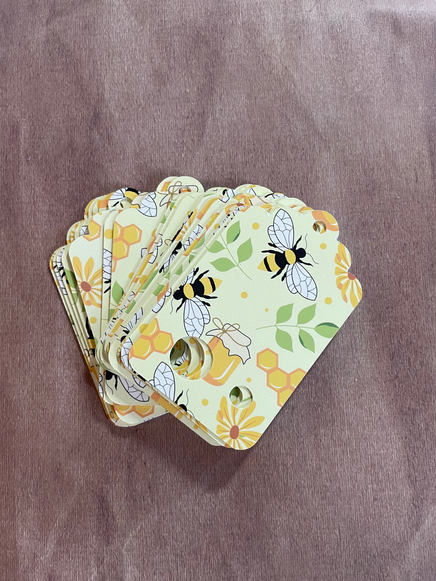 Floss Keepers/Tags - Bees and Honey, Thread & Yarn Organizers, Thread & Yarn Organizers, The Crafty Grimalkin - A Cross Stitch Store