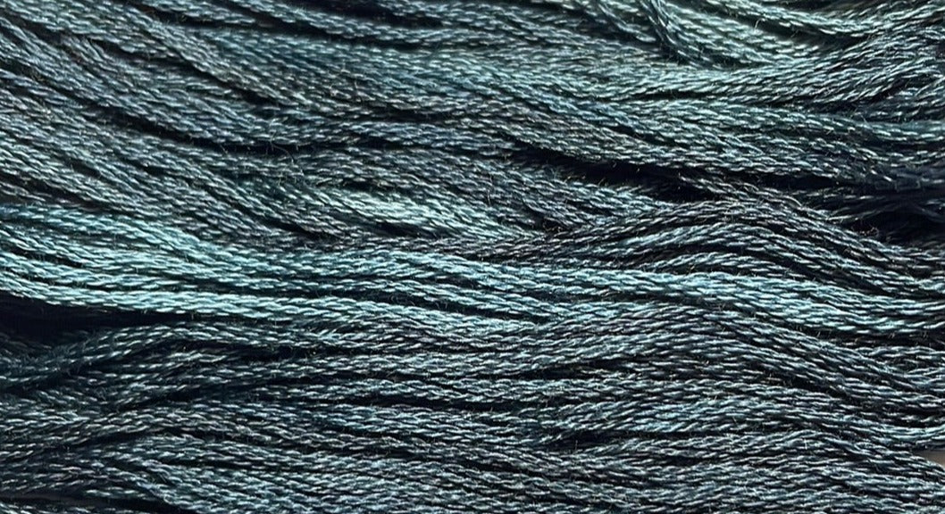 Blackboard - Gentle Arts Cotton Thread - 5 yard Skein - Cross Stitch Floss