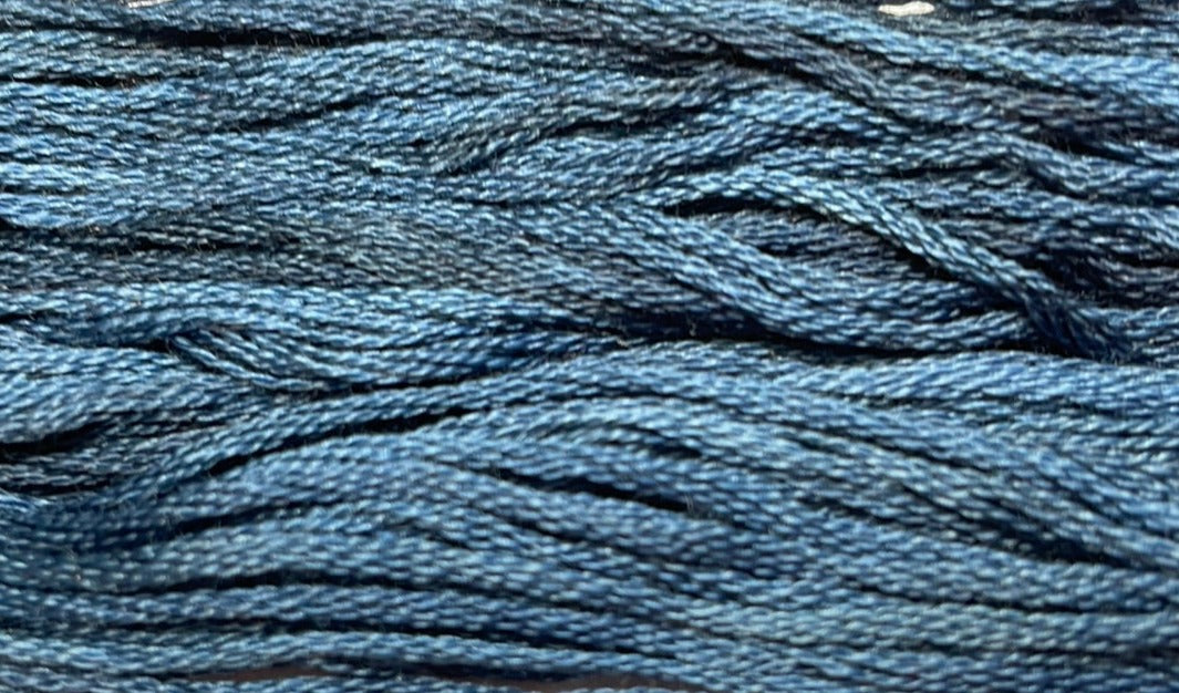 Midnight - Gentle Arts Cotton Thread - 5 yard Skein - Cross Stitch Floss, Thread & Floss, Thread & Floss, The Crafty Grimalkin - A Cross Stitch Store