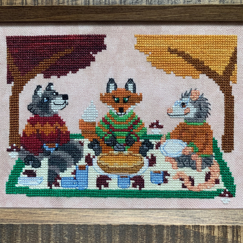 Fall Feast - Ingleside Design Company - Cross Stitch Pattern, Needlecraft Patterns, The Crafty Grimalkin - A Cross Stitch Store