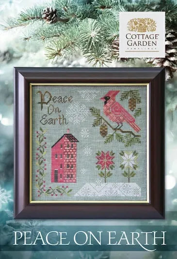 Peace On Earth - Cottage Garden Samplings - Cross Stitch Pattern, Needlecraft Patterns, Needlecraft Patterns, The Crafty Grimalkin - A Cross Stitch Store