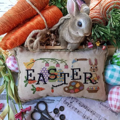When I think of Easter - Puntini Puntini - Cross Stitch Pattern, Needlecraft Patterns, Needlecraft Patterns, The Crafty Grimalkin - A Cross Stitch Store