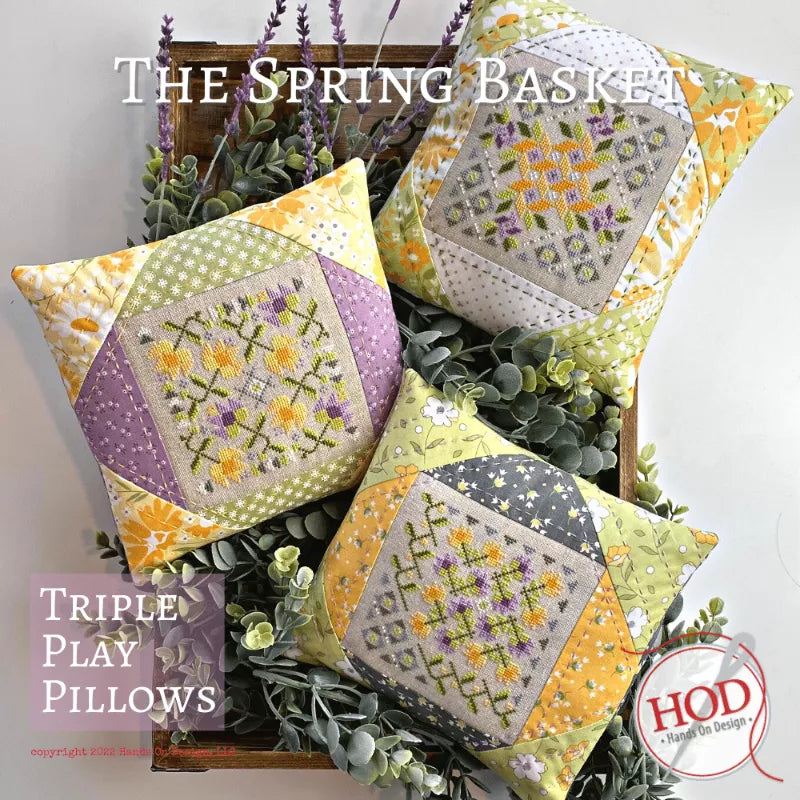 Spring Basket - Hands on Design - Cross Stitch, Needlecraft Patterns, Needlecraft Patterns, The Crafty Grimalkin - A Cross Stitch Store