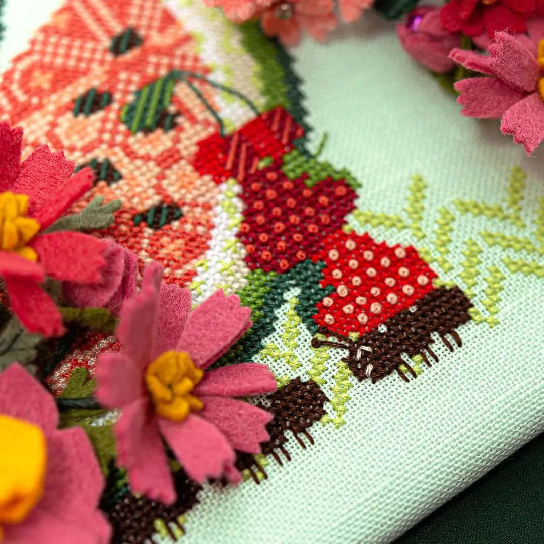 Watermelon Crawl- Counting Puddles - Cross Stitch Pattern, Needlecraft Patterns, The Crafty Grimalkin - A Cross Stitch Store