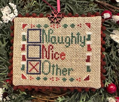Naughty, Nice - Frony Ritter Designs - Cross Stitch Pattern