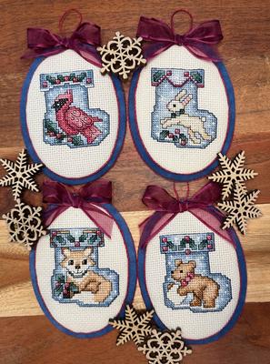 PREORDER Forest Stockings - Frony Ritter Designs - Cross Stitch Pattern