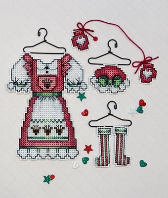 Mrs. Santa's Closet - Frony Ritter Designs - Cross Stitch Pattern