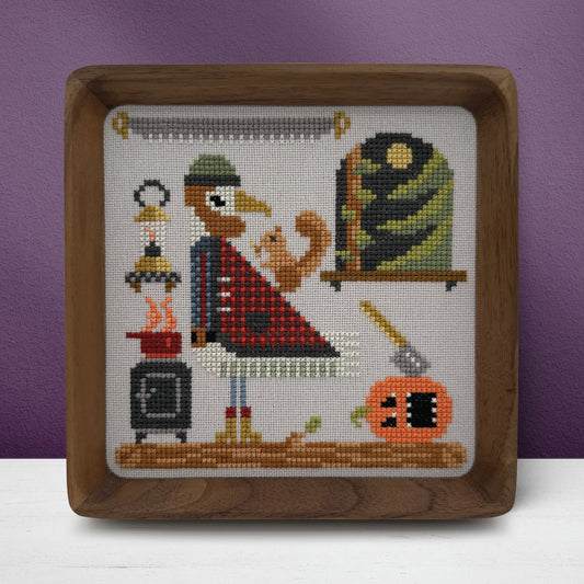 PREORDER Trick or Tweet Lloyd- Boomerang Stitches - Cross Stitch Pattern