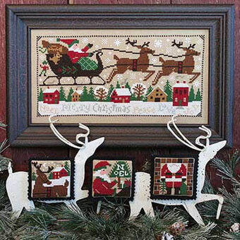 Christmas Eve No. 158 - The Prairie Schooler - Cross Stitch Pattern, Needlecraft Patterns, The Crafty Grimalkin - A Cross Stitch Store