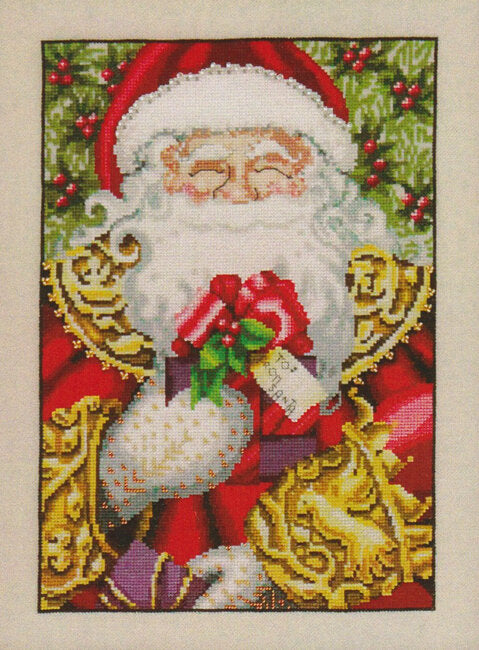Santa - Mirabilia Designs - Cross Stitch Pattern and Embellishments