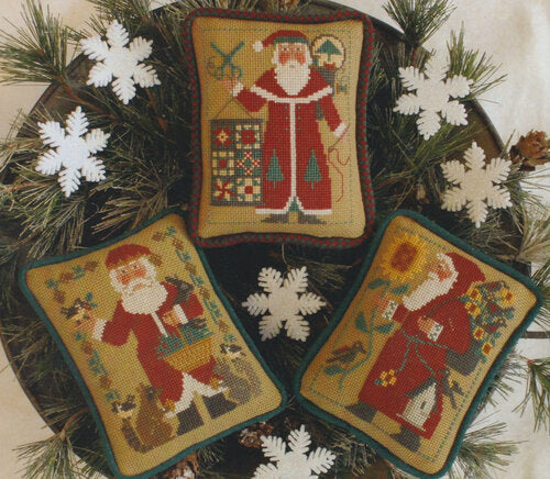 Santas Revisited (1990, 1994, 2005) - The Prairie Schooler - Cross Stitch Pattern