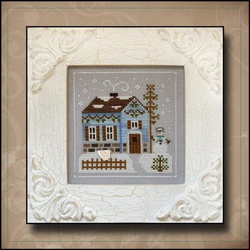 Snowgirl's Cottage, Frosty Forest - Country Cottage Needleworks - Cross Stitch Pattern