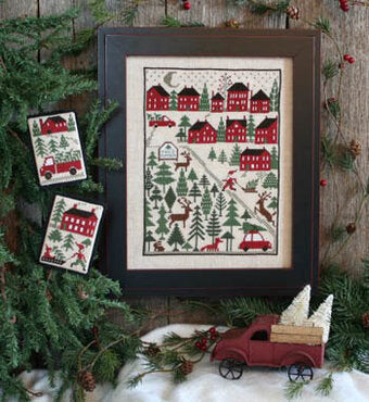 Christmas Tree Farm Book No. 198 - The Prairie Schooler - Cross Stitch Pattern, Needlecraft Patterns, The Crafty Grimalkin - A Cross Stitch Store