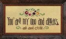 My One and Always - Heart in Hand - Cross Stitch Pattern, Needlecraft Patterns, The Crafty Grimalkin - A Cross Stitch Store