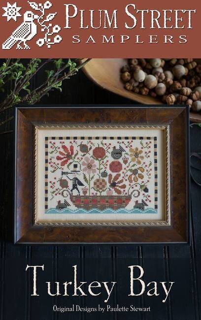 Turkey Bay - Plum Street Samplers - Cross Stitch Pattern, Needlecraft Patterns, The Crafty Grimalkin - A Cross Stitch Store
