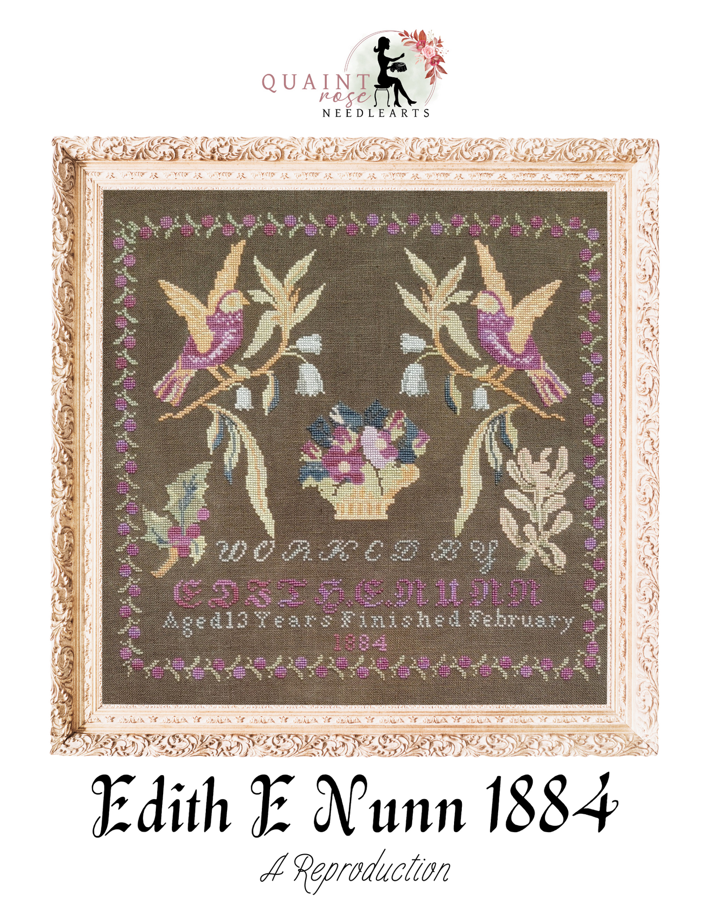 Edith E Nunn 1884 - Quaint Rose NeedleArts - Cross Stitch Patterns