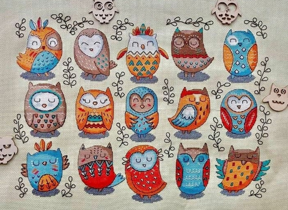 Everyone needs an owl sampler - Artmishka Cross Stitch - Cross Stitch Pattern
