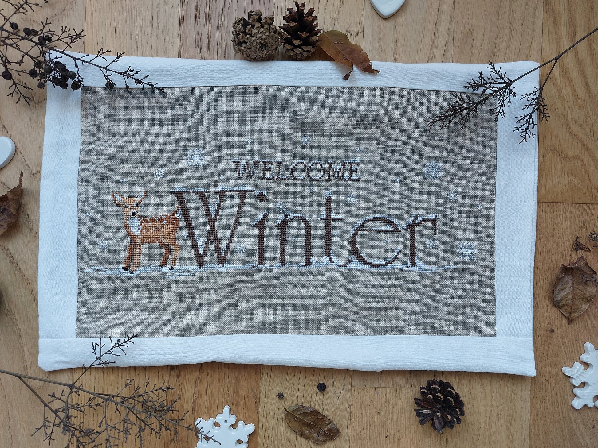 Welcome Winter - Serenità Di Campagna - Cross Stitch Pattern, The Crafty Grimalkin - A Cross Stitch Store