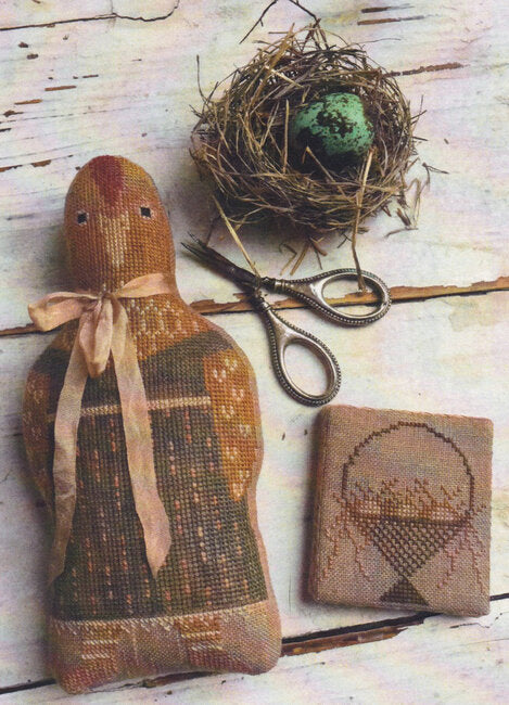 Animal Crackers Series - Henrietta - Stacy Nash Primitives - Cross Stitch Pattern