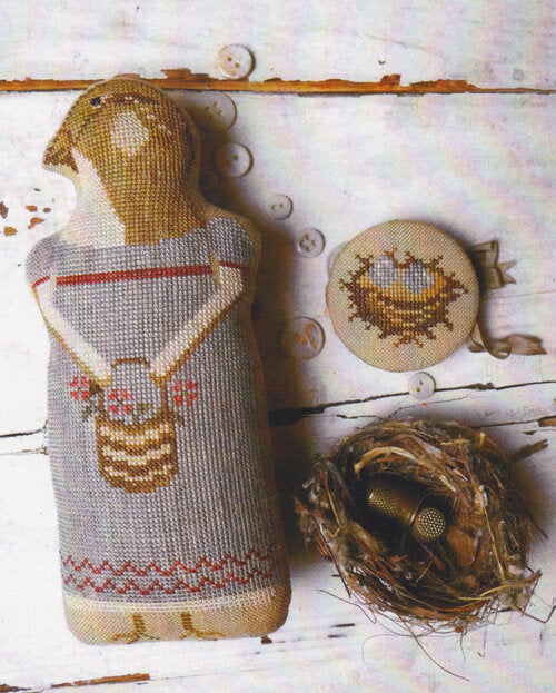 Animal Crackers Series - Jenny - Stacy Nash Primitives - Cross Stitch Pattern