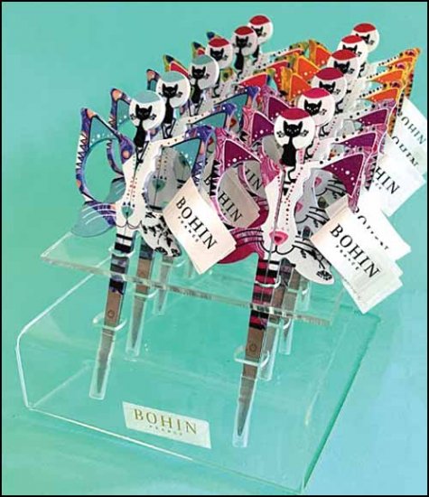 Cat Embroidery Scissors - Bohin, The Crafty Grimalkin - A Cross Stitch Store