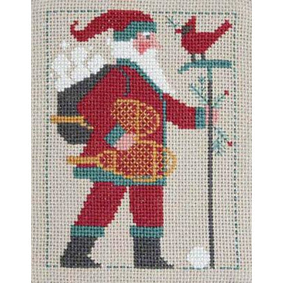 2011 Santa - The Prairie Schooler - Cross Stitch Pattern, Needlecraft Patterns, The Crafty Grimalkin - A Cross Stitch Store