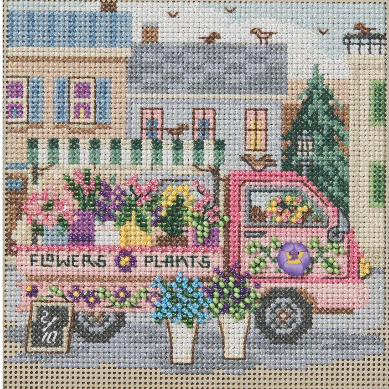 Flower Truck - Mill Hill - Spring 2026 Buttons and Beads