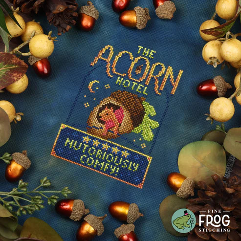 Acorn Hotel - Fine Frog Stitching - Cross Stitch Pattern, Needlecraft Patterns, The Crafty Grimalkin - A Cross Stitch Store