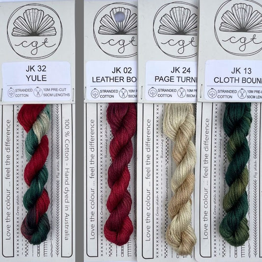 PRE-ORDER Yule Thread Pack - Cottage Garden Threads, The Crafty Grimalkin - A Cross Stitch Store