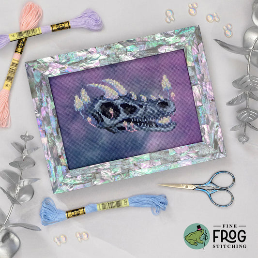 Opal Dragon - Fine Frog Stitching - Cross Stitch Pattern