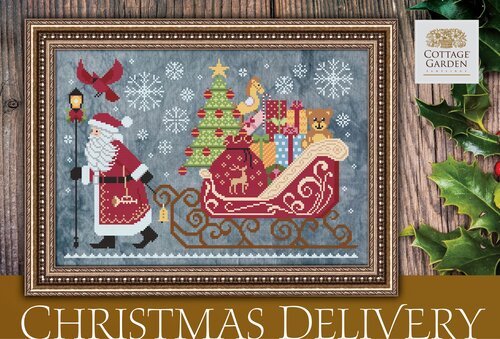 Christmas Delivery - Cottage Garden Samplings - Cross Stitch Pattern