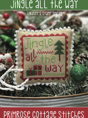 Jingle All the Way - Primrose Cottage Stitches - Cross Stitch Pattern, Needlecraft Patterns, Needlecraft Patterns, The Crafty Grimalkin - A Cross Stitch Store