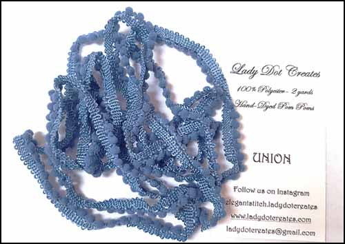 Union Mini Pom Poms - Lady Dots Creates Finishing Trims, Ribbons & Trim, The Crafty Grimalkin - A Cross Stitch Store