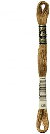 DMC 435 - 6 Strand Embroidery Thread, Thread & Floss, Thread & Floss, The Crafty Grimalkin - A Cross Stitch Store