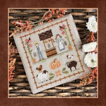 Wishing you Well - Fall on the Farm #9 - Little House Needlework - Cross Stitch Pattern, Needlecraft Patterns, Needlecraft Patterns, The Crafty Grimalkin - A Cross Stitch Store