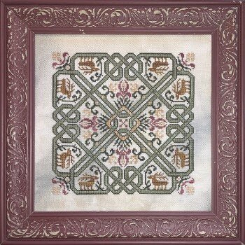 Forest Path - Ink Circles - Cross Stitch Pattern, Needlecraft Patterns, The Crafty Grimalkin - A Cross Stitch Store