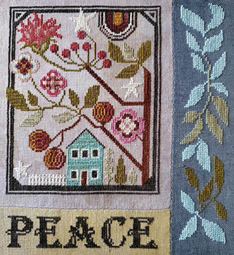 Peace - The Artsy Housewife - Cross Stitch Pattern, Needlecraft Patterns, The Crafty Grimalkin - A Cross Stitch Store