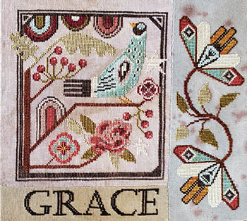 Grace - The Artsy Housewife - Cross Stitch Pattern, Needlecraft Patterns, The Crafty Grimalkin - A Cross Stitch Store